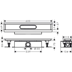 Hansgrohe uBox Universal Komple Set 60 Duş Kanalı 56022180 Hemen Al