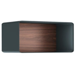 Kale Edge 53 Cm Dikdörtgen Açık Raf Mod Antrasit-Ceviz Banyo Dolabı