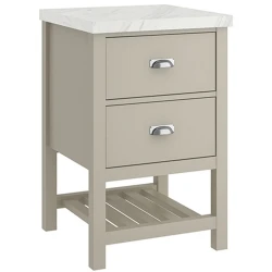 Kale Grandhome 55 Cm Mat Adaçayı Yeşili-Pallisandro Yan Dolap (Mat Krom Kulp) Hemen Al