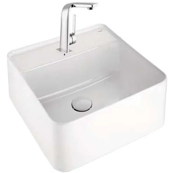 Kale I-Con 45 Cm Mat Beyaz Kare Lavabo