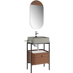 Kale Icon 2.0 50 Cm Kare Vizon Banyo Dolabı Takımı