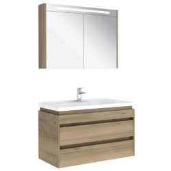 Kale Idea 2.0 100 Cm Pasifik A Çift Çekmeceli Banyo Dolabı Takımı 610100200520