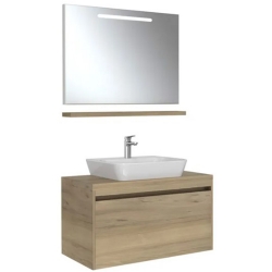 Kale Idea 2.0 100 Cm Pasifik A Tek Çekmeceli Banyo Dolabı Takımı 610100200610