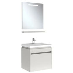 Kale Idea 2.0 65 Cm Parlak Beyaz Tek Çekmeceli Banyo Dolabı Takımı