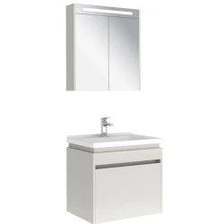 Kale Idea 2.0 65 Cm Parlak Beyaz Tek Çekmeceli Banyo Dolabı Takımı 610100200486