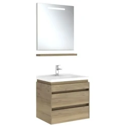 Kale Idea 2.0 65 Cm Pasifik A Çift Çekmeceli Banyo Dolabı Takımı Hemen Al