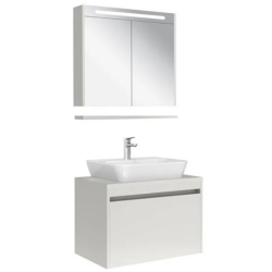 Kale Idea 2.0 80 Cm Parlak Beyaz Tek Çekmeceli Banyo Dolabı Takımı 610100200592