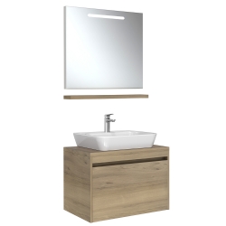 Kale Idea 2.0 80 Cm Pasifik A Tek Çekmeceli Banyo Dolabı Takımı 610100200606