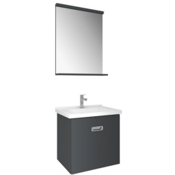 Kale Little Big 80 Cm Antrasit Banyo Dolabı Takımı