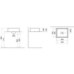 Kale Solid 50x40 Cm Çanak Lavabo Hemen Al