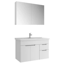 Kale Stora 100 Cm Parlak Beyaz Banyo Dolabı Takımı 610100200916 Hemen Al