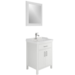 Kale Vintage 65 Cm Beyaz Banyo Dolabı Takımı 610100201038