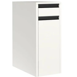 Kale Vista 35 Cm Mat Beyaz Çamaşır Sepeti Dolabı Hemen Al