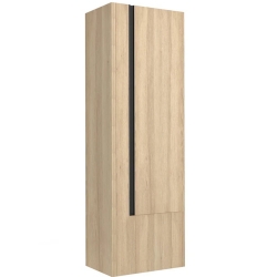Kale Vista 58 Cm Koyu Meşe Temizlik Boy Dolabı