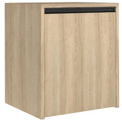 Kale Vista 76 Cm Koyu Meşe Kapaklı Çamaşır Makinesi Dolabı Hemen Al