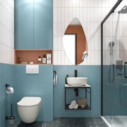 Kale Volo 45 Cm Yuvarlak Mat İnci Lavabolu Metal Banyo Mobilya Seti Hemen Al