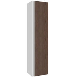 Kale Woody 40 Cm Beyaz-Ceviz Boy Dolabı Sağ-Sol