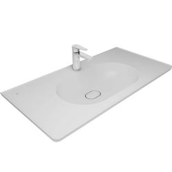 Kale Zero 2.0 100x50 Cm Mat Beyaz Etajerli Lavabo