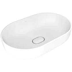 Kale Zero 2.0 60x40 Cm Mat Beyaz Oval Çanak Lavabo Hemen Al