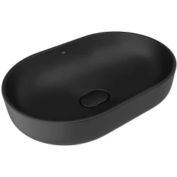 Kale Zero 2.0 60x40 Cm Mat Siyah Oval Çanak Lavabo Hemen Al