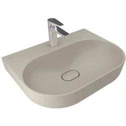 Kale Zero 2.0 60x45 Cm Armatür Bantlı Mat Vizon Oval Tezgah Üzeri Lavabo Hemen Al