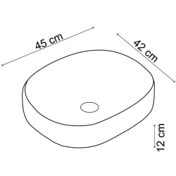 Lena EY-4711 45x42 Cm Çanak Lavabo Hemen Al