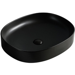 Lena EY-4712MS 55x45 Cm Mat Siyah Tezgah Üstü Lavabo