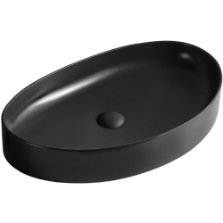 Lena EY-4714MS 65x40 Cm Mat Siyah Tezgah Üstü Lavabo