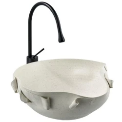 Lena EY-9102 47x44 Cm Beyaz Tezgah Üstü Lavabo Hemen Al