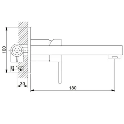 Newarc Aqua Bakır Ankastre Lavabo Bataryası - 941571S Hemen Al