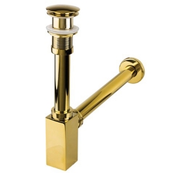 Newarc Corner Altın Deliksiz Lavabo Sifonu - 760522G