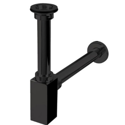 Newarc Corner Süzgeçli Siyah Lavabo Sifonu - 760521B