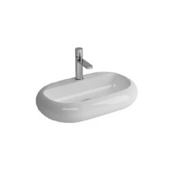 Newarc Elips 66x45x11 cm Batarya Delikli Lavabo Hemen Al