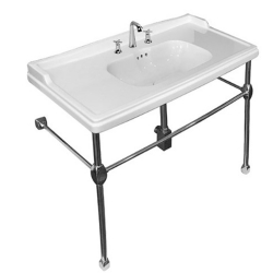 Newarc Elite 80 Cm Krom Ayaklı Lavabo - ELT.A080
