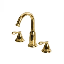Newarc Golden Altın 3 Delikli Lavabo Bataryası Hemen Al
