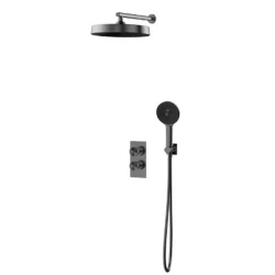 Newarc Milan Metalik Gri Ankastre Banyo Seti - 848131G Hemen Al