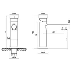 Newarc Milan Metalik Gri Lavabo Bataryası - 848521G Hemen Al