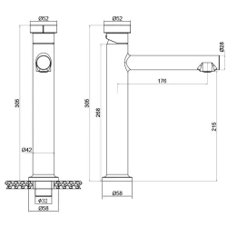 Newarc Milan Yüksek Lavabo Bataryası - 848001 Hemen Al