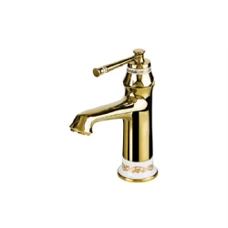 Newarc Pera Altın Lavabo Bataryası Hemen Al