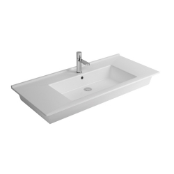 Newarc Silver 85X45X2,5 cm Slim Lavabo