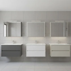 Orka Arno 85 Cm Parlak Gri Banyo Dolabı Takımı - 5008784 Hemen Al