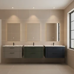 Orka Bari 100 Cm Mat Lacivert Banyo Dolabı Takımı - 5007157 Hemen Al