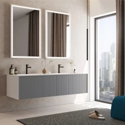 Orka Cube 160 Cm Mat Gri Banyo Dolabı Takımı Hemen Al