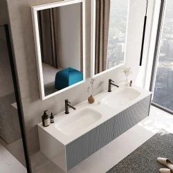 Orka Cube 160 Cm Mat Gri Banyo Dolabı Takımı Hemen Al