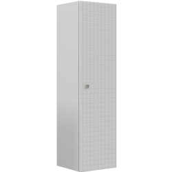 Orka Lipari 40 Cm Mat Beyaz Boy Dolabı (Krom Kulp)