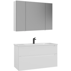 Orka Messina 100 Cm Mat Beyaz Banyo Dolabı Takımı - 5007144