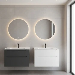 Orka Messina 85 Cm Mat Beyaz Banyo Dolabı Takımı - 5006657 Hemen Al