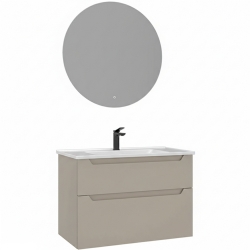 Orka Messina 85 Cm Mat Kaşmir Banyo Dolabı Takımı - 5007131