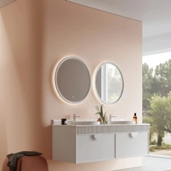Orka Molino 160 Cm Kaşmir Banyo Dolabı Takımı (Krom Kulp) Hemen Al