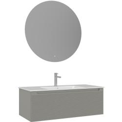 Orka Olbia 100 Cm Mat Kaşmir Banyo Dolabı Takımı